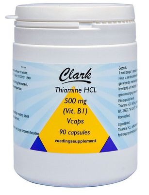 Clark Thiamine HCL Vitamine B1 500mg Capsules