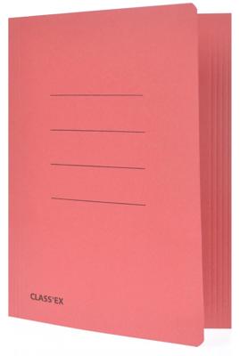 Class&apos;ex dossiermap, 3 kleppen ft 18,2 x 22,5 cm (voor ft schrift), kers