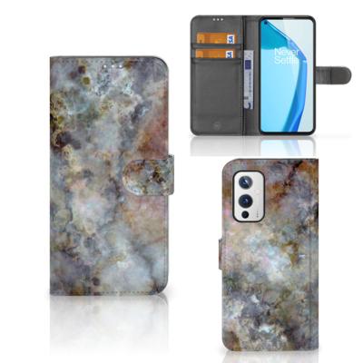 OnePlus 9 | Bookcase | Marmer Grijs