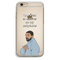 Hotline bling: iPhone 6 Plus / 6S Plus Transparant Hoesje