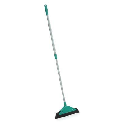 Leifheit 55243 soft and easy schuimrubber-bezem 34 cm met telescoopsteel blauw/zilver