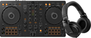 Pioneer DJ DDJ-FLX4 + Pioneer DJ HDJ-X5 Zwart