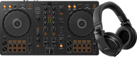 Pioneer DJ DDJ-FLX4 + Pioneer DJ HDJ-X5 Zwart - thumbnail