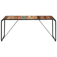 The Living Store Eettafel Vintage - Hout - 180 x 90 x 76 cm (L x B x H) - thumbnail