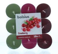 Bolsius Geurtheelicht multi colour brick 18 cranberry