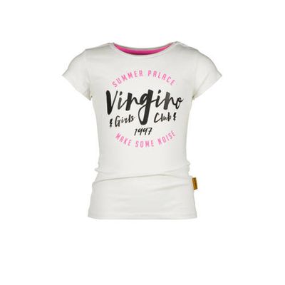 Vingino T-shirt Holli met logo wit