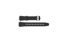 Horlogeband Casio W800H / W-800 / 10268612 Kunststof/Plastic Zwart 18mm