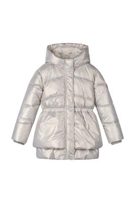 Le Chic winter winterjas meisjes - zilver - Billie - folie, stippen