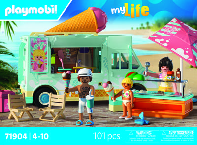 Playmobil® My Life ijscowagen met surfshop