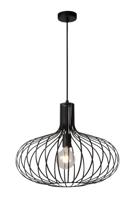 Lucide MANUELA - Hanglamp - Ø 50 cm - 1xE27 - Zwart