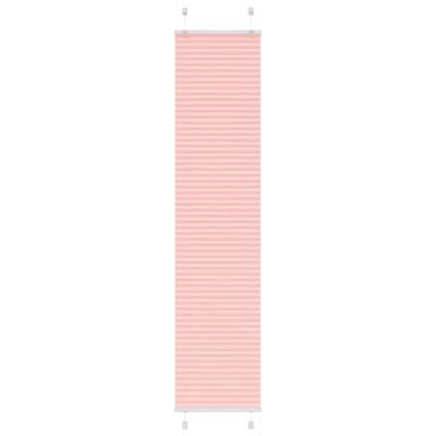 Pliss rolgordijn 45x200 cm stofbreedte 44,4 cm polyester roze