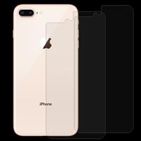 2 stuks voor iPhone 8 & 7 Plus 0.3mm 9H oppervlakte hardheid 2.5D gebogen rand explosieveilige Premium getemperd glas terug Screen Protector