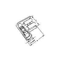 Molex 190070082 Platte stekker (female) 1 stuk(s) Bulk