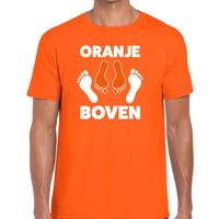 Grappig oranje boven t-shirt voor Koningsdag of het EK/WK voor heren 2XL  -