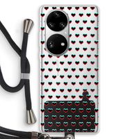 Hartjes: Huawei P50 Pro Transparant Hoesje met koord