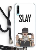 Slay All Day: Huawei P Smart Pro Transparant Hoesje met koord