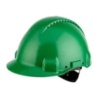 3M veiligheidshelm geventileerd met Uvicator - ratelverstelling - groen - G3000NUV-GP