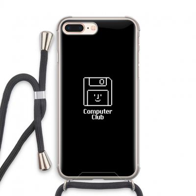 Hello: iPhone 8 Plus Transparant Hoesje met koord