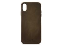 Senza Senza Desire Leather Cover Apple iPhone Xs Max Burned Olive