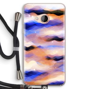 Donkere Wolken: HTC U Play Transparant Hoesje met koord