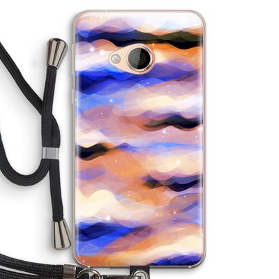 Donkere Wolken: HTC U Play Transparant Hoesje met koord