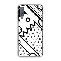 Pop Art #4: Samsung Galaxy A7 (2018) Transparant Hoesje