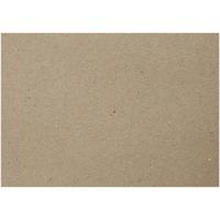 Creativ Company Recycled papier, a4, vel 210x297 mm, 100 gr, grijs bruin, 20 vel/ 1 doos
