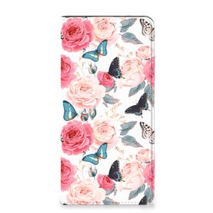 Samsung Galaxy A14 4G Smart Cover Butterfly Roses
