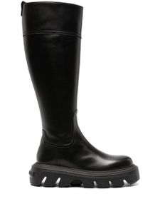 Casadei bottes Seattle à détails de coutures - Noir