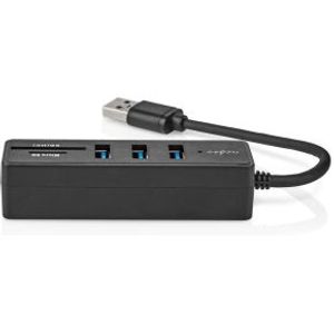 USB-Hub | USB-A Male | 3x USB A Female | 5-Poorts poort(en) | USB 3.2 Gen 1 | USB Gevoed | 5 Gbps |