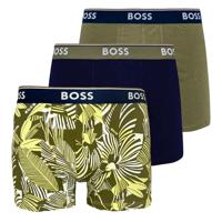 Hugo Boss Power boxershorts 3-pack blauw-groen