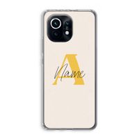 Amber Script: Xiaomi Mi 11 Transparant Hoesje