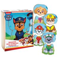 Paw Patrol Houten Puzzel - Mix & Match