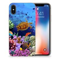 Apple iPhone X | Xs | TPU Hoesje | Vissen Apple iPhone X | Xs | TPU Hoesje | Vissen