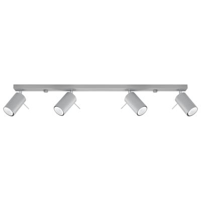 Plafondlamp RING 4L grijs