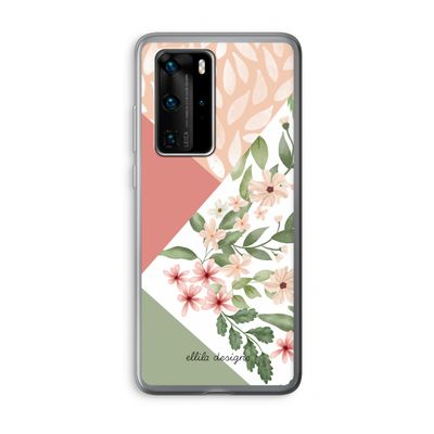Sweet heaven geometrics: Huawei P40 Pro Transparant Hoesje