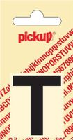 Plakletter Helvetica 40 mm Sticker zwarte letter t - Pickup