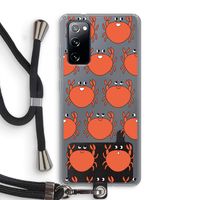 Krab: Samsung Galaxy S20 FE / S20 FE 5G Transparant Hoesje met koord
