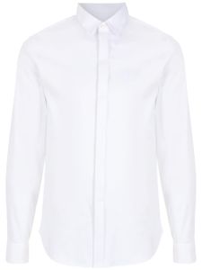 Armani Exchange chemise cintrée à manches longues - Blanc