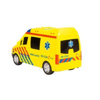 Speelgoed ambulance 18 cm met licht en geluid   - - thumbnail