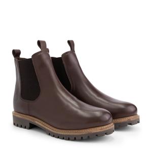 Travelin&apos; Men - chelsea profile sole - Donkerbruin - Maat 46