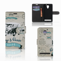 Lenovo C2 Power Telefoonhoesje met foto Retro VW Bus - thumbnail