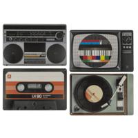 Placemat Hi-Fi elementen 44x29cm 4 ass. Placemat Hi-Fi elementen 44x29cm 4 ass.