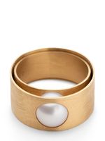 Lia Di Gregorio 18kt yellow gold Move pearl ring - thumbnail