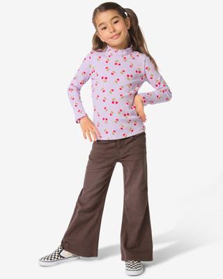 HEMA Kinderjeans bootcut twill bruin (bruin)