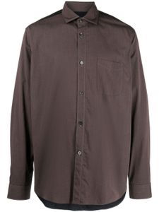 Junya Watanabe MAN chemise en coton à manches longues - Marron