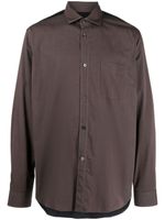 Junya Watanabe MAN chemise en coton à manches longues - Marron Junya Watanabe MAN chemise en coton à manches longues - Marron