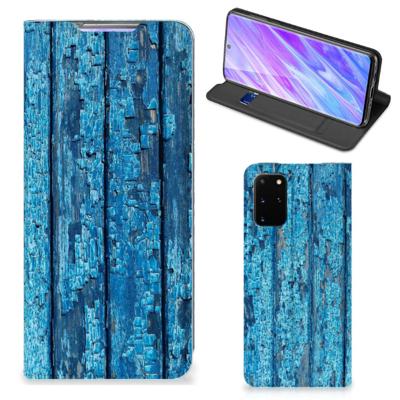 Samsung Galaxy S20 Plus Book | Wallet Case | Wood Blue