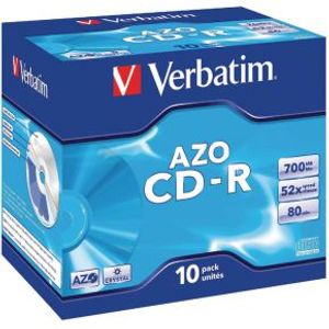 Verbatim CD-R AZO Crystal 700 MB 10 stuk(s)