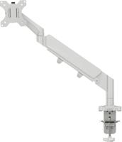 Leitz Ergo ruimtebesparende monitorarm, enkel, lichtgrijs